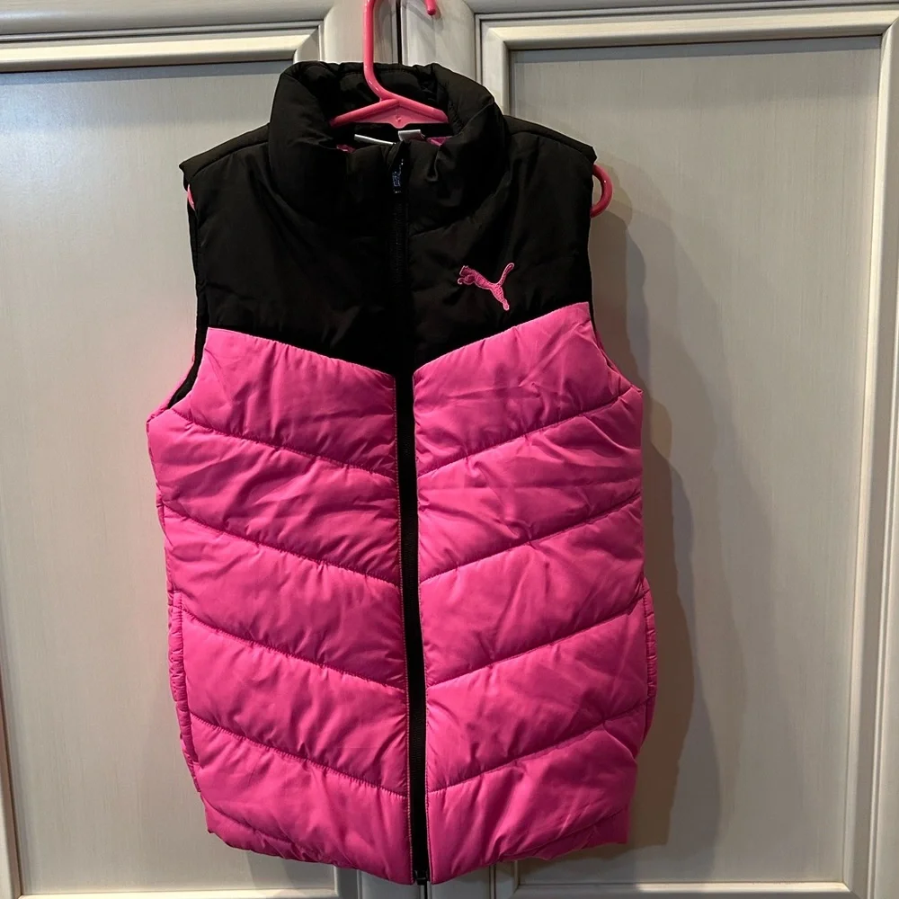 EUC Puma Kids Puffer Vest, small (7/8) kids size